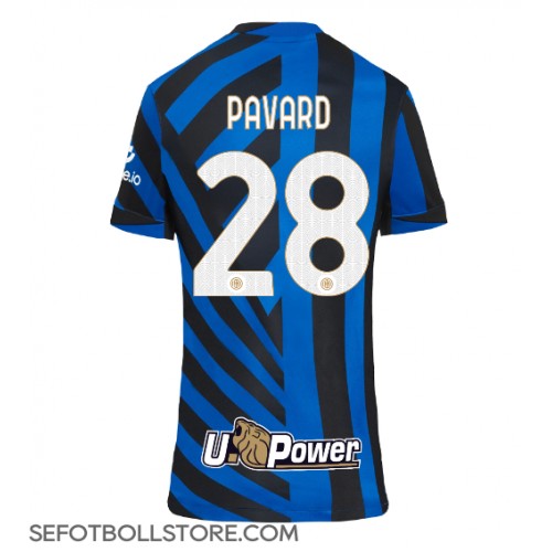 Inter Milan Benjamin Pavard #28 Replika Hemmatröja Dam 2024-25 Kortärmad